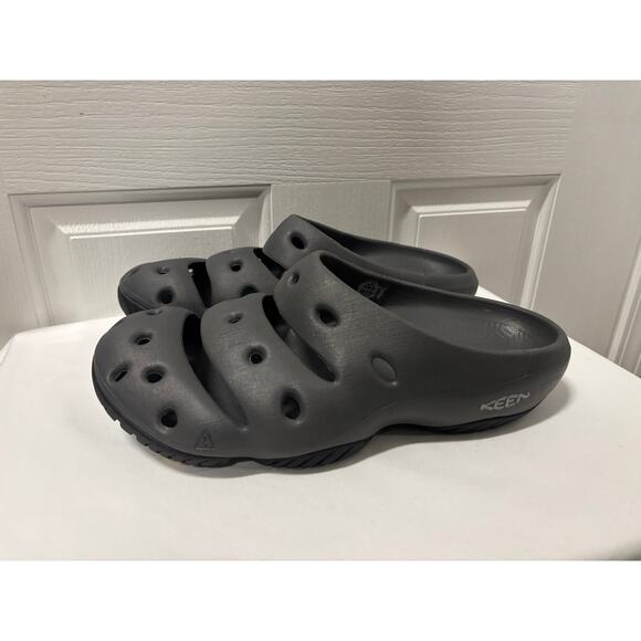 KEEN Yogui Clog Sandals Men’s 14 Gray Slip On Comfort Outdoor Shoes main image 9